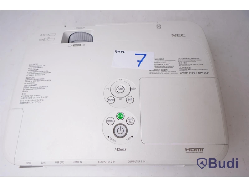 NEC M260X LCD-projektor inkl monteringsarm