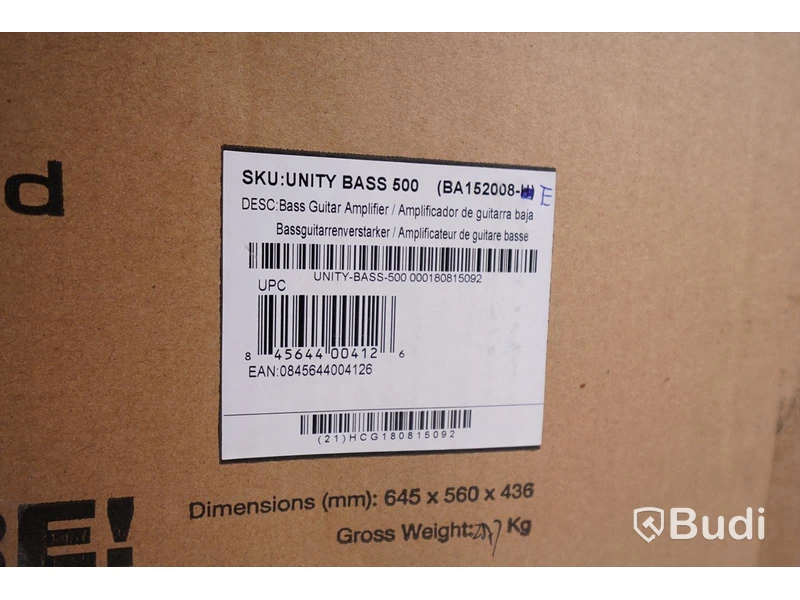 Basförstärkare Blackstar Unity BASS U500
