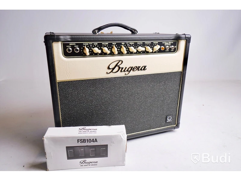 Gitarrförstärkare Bugera Vintage V22 Infinium samt footswitch FSB104A