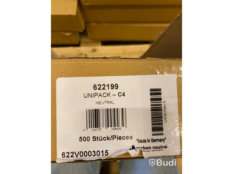 Packsedlar i formaten C5 samt C4 + 9 st rullar av inslagningsplast i svart ca 115 mm