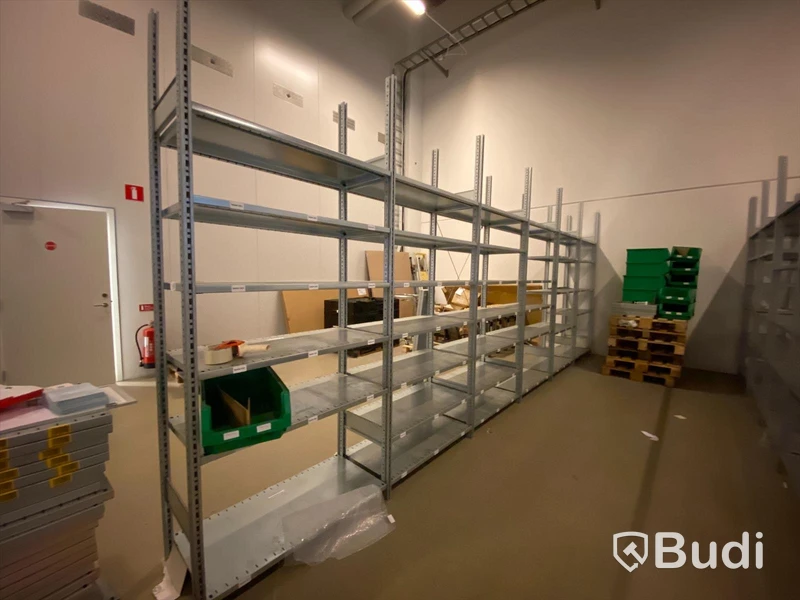 Lagerhylla 6 sektioner SSI Schäfer R3000 S 0,88 med extra hyllplan