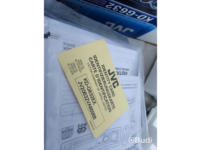 CD radio JVC KD-G632