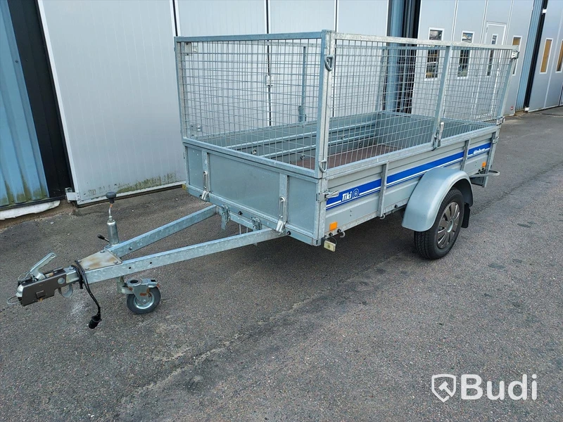 Galler släpkärra obromsad 750kg Tiki trailer tippbar