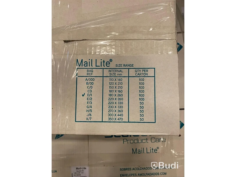 18 x 100 st Mail-Lite D/1 Weiss