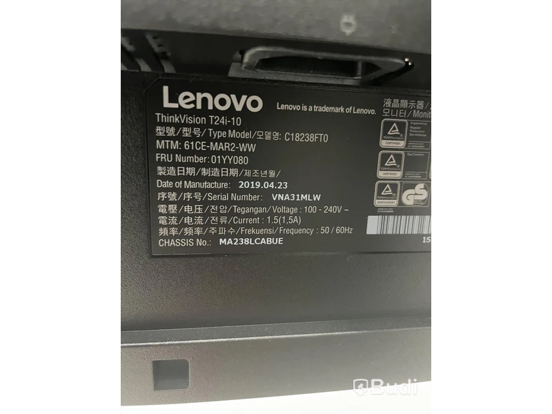 Datorskärmar 2st Lenovo Thinkvision 24”