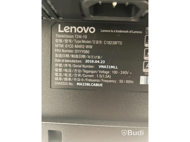 Datorskärmar 2st Lenovo Thinkvision 24”