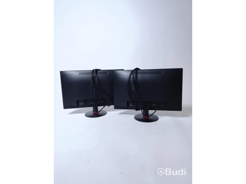 2 st Lenovo ThinkVision E24-10, 24” datorskärmar
