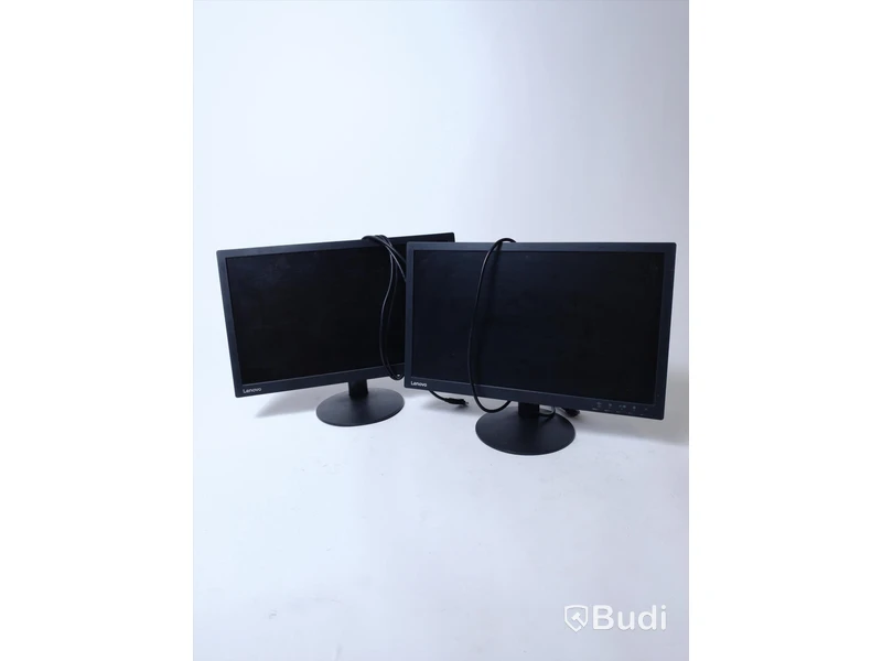 2 st Lenovo T2224dA, 21,5” datorskärmar