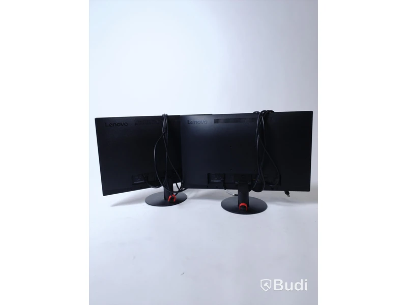 2 st Lenovo ThinkVision E24-10, 24” datorskärmar