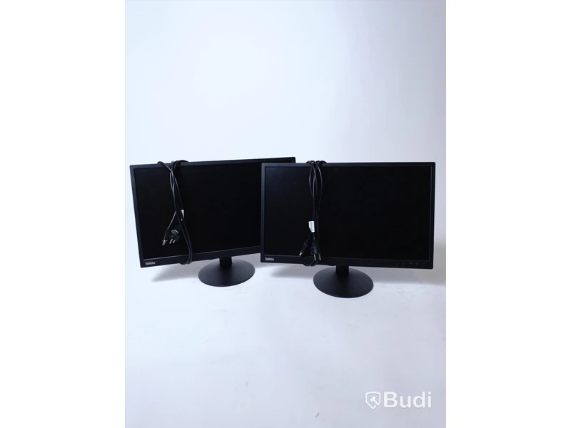 2 st Lenovo ThinkVision E24-10, 24” datorskärmar