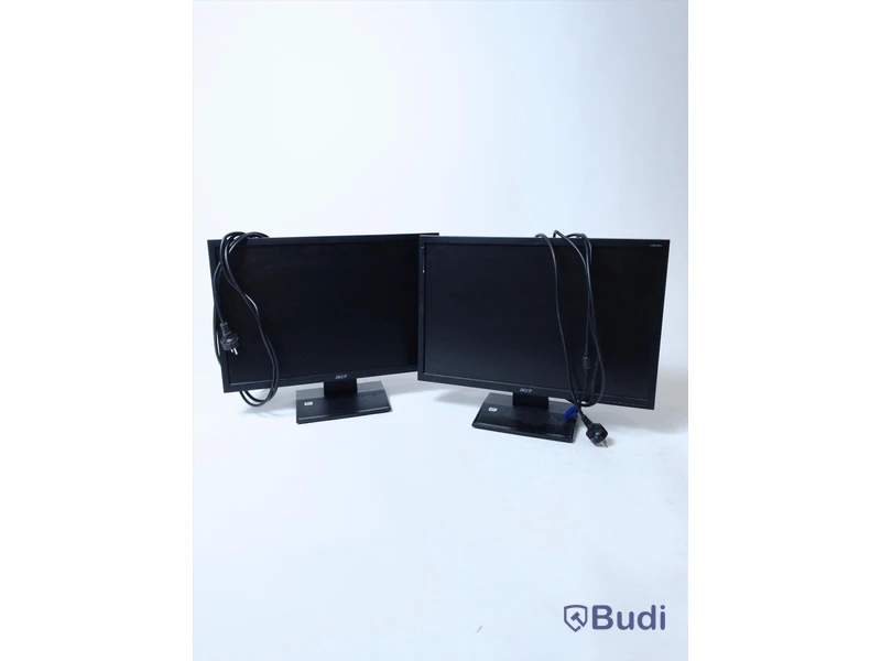 2 st Acer V223W EObd, 22” datorskärmar