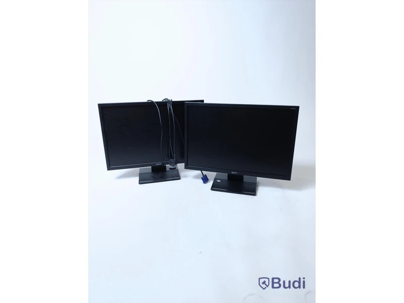 2 st Acer V223W EObd, 22” datorskärmar