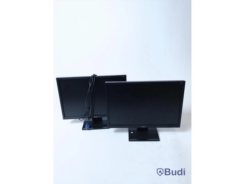 2 st Acer V223W EObd, 22” datorskärmar
