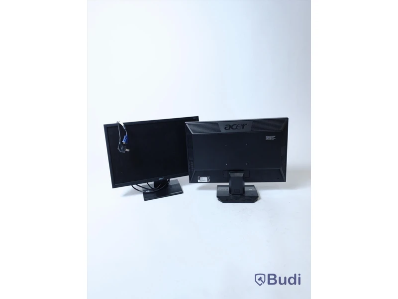 2 st Acer V223W EObd, 22” datorskärmar