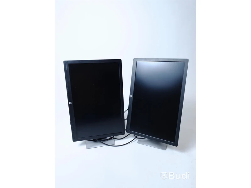 2 st HP EliteDisplay E242 Monitor, 24” skärmar