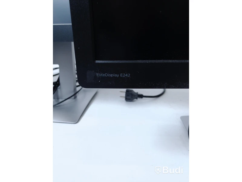 En HP E272q Monitor 27” + En HP EliteDisplay E242 Monitor 24”