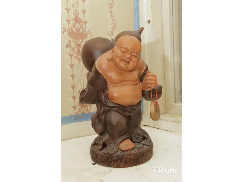 Buddhafigur i trä
