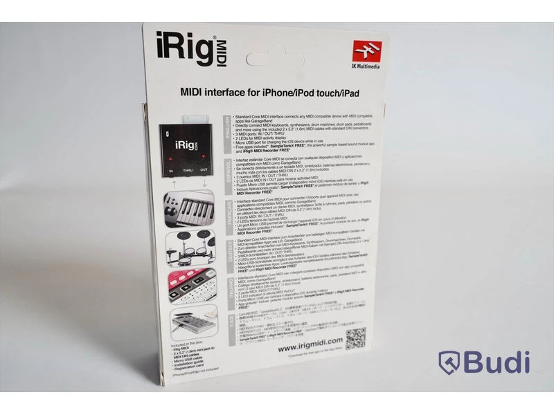 iRig MIDI Interface iPhone/iPad/iPod