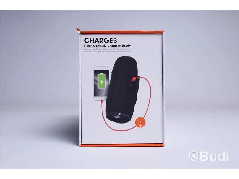 Vattentät bärbar Bluetooth-högtalare. JBL CHARGE 3