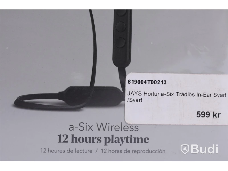 Jays a-Six Wireless Trådlösa Hörlurar. 2st
