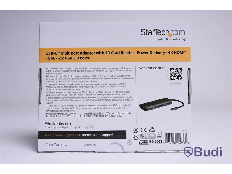 Multiadapter För Macbook och andra UCB-C datorer. Star Tech