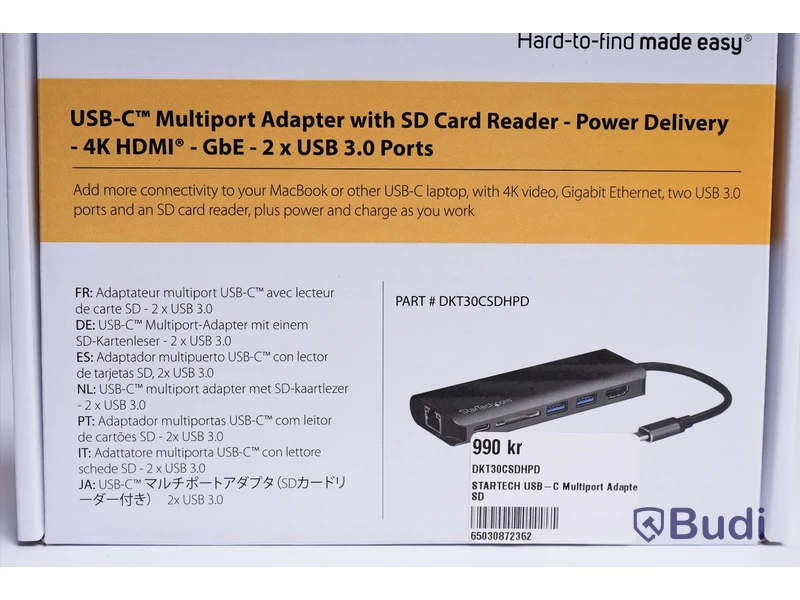 Multiadapter För Macbook och andra UCB-C datorer. Star Tech