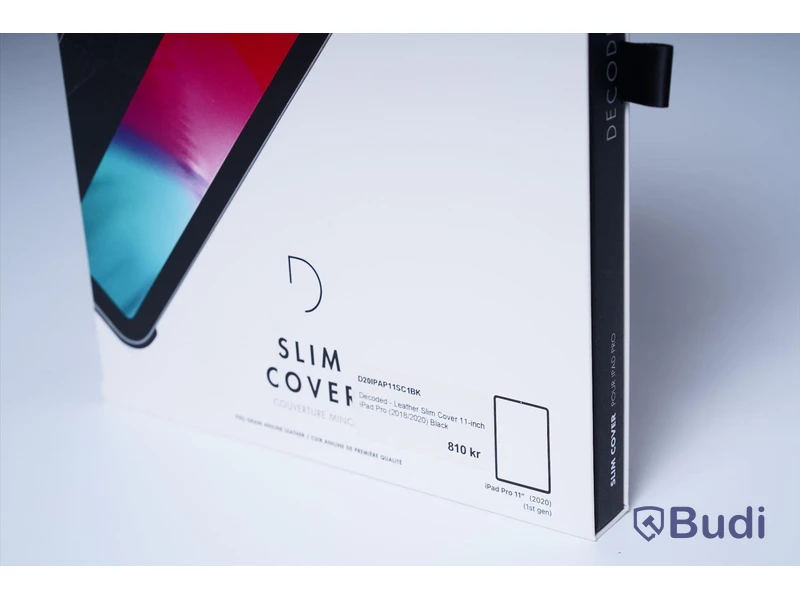 Läder fodral, svart - iPad Pro 11"  DECODE