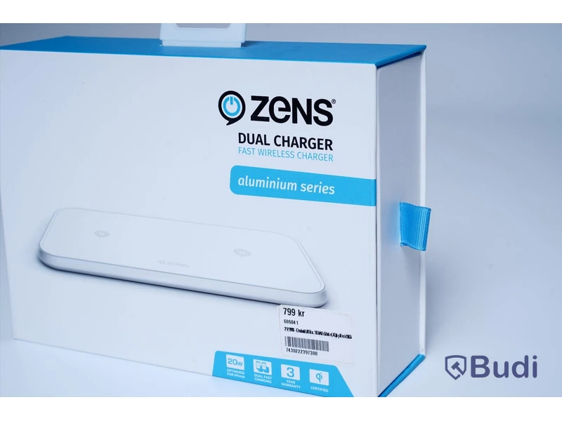 Zens Dual Charger, Fast Wireless Charger 20W