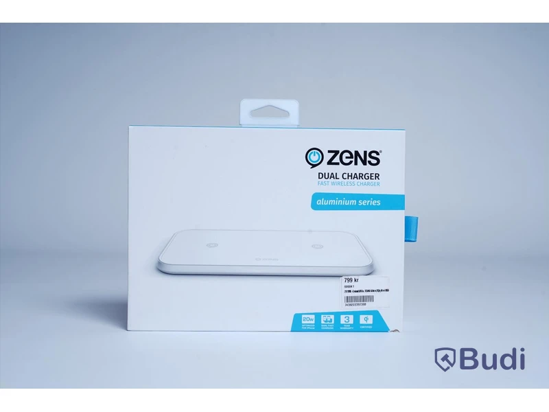 Zens Dual Charger, Fast Wireless Charger 20W