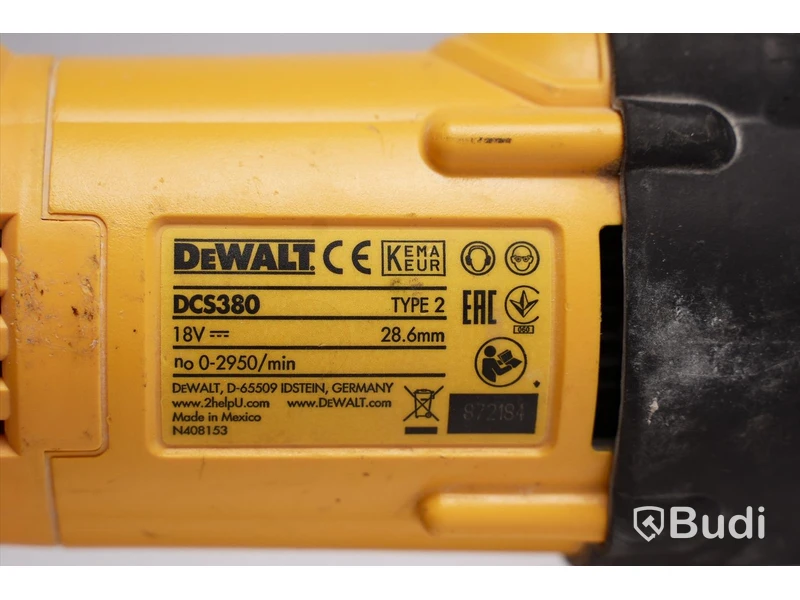 Tigersåg ink 2 st 18V batterier och laddare. Dewalt DCS380
