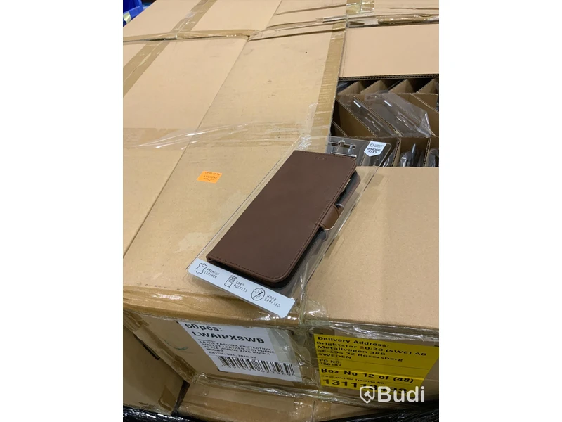 Pall med mobilskal mestadels La vie fashion protection leather mocca brown för iPhone X/XS