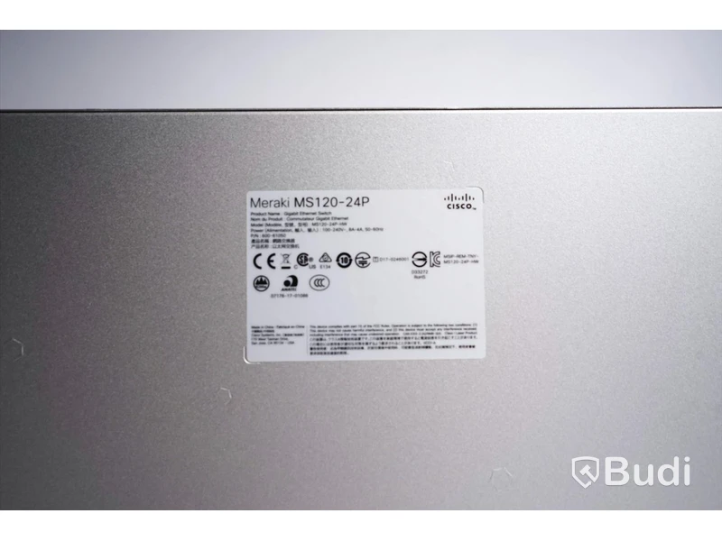 Cisco Meraki Router Ethernet Switch MS120-24P