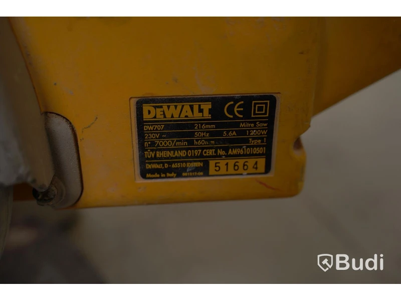 Kap och geringssåg Dewalt DW707