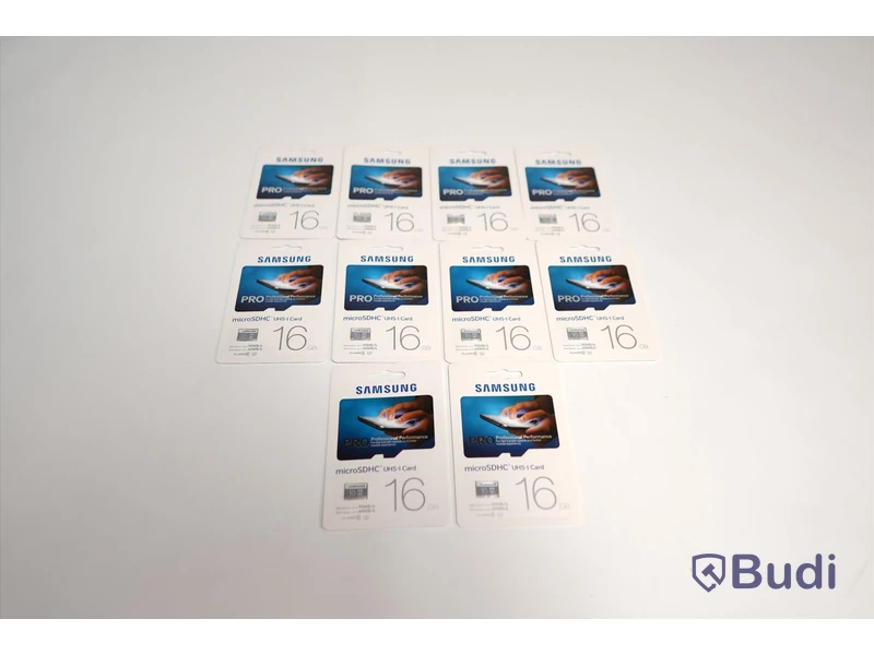 10 st minneskort Samsung microSDHC 16GB