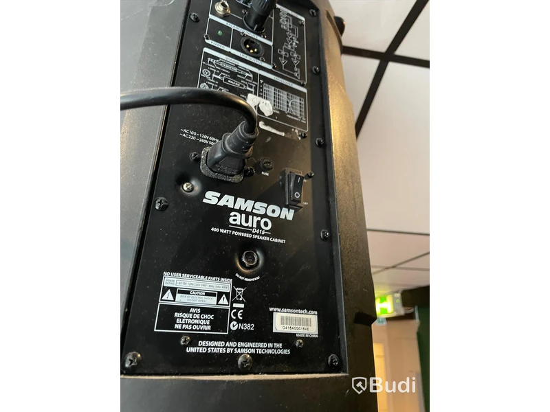 Högtalare Samson Auro D415 400 watt ink väggstativ