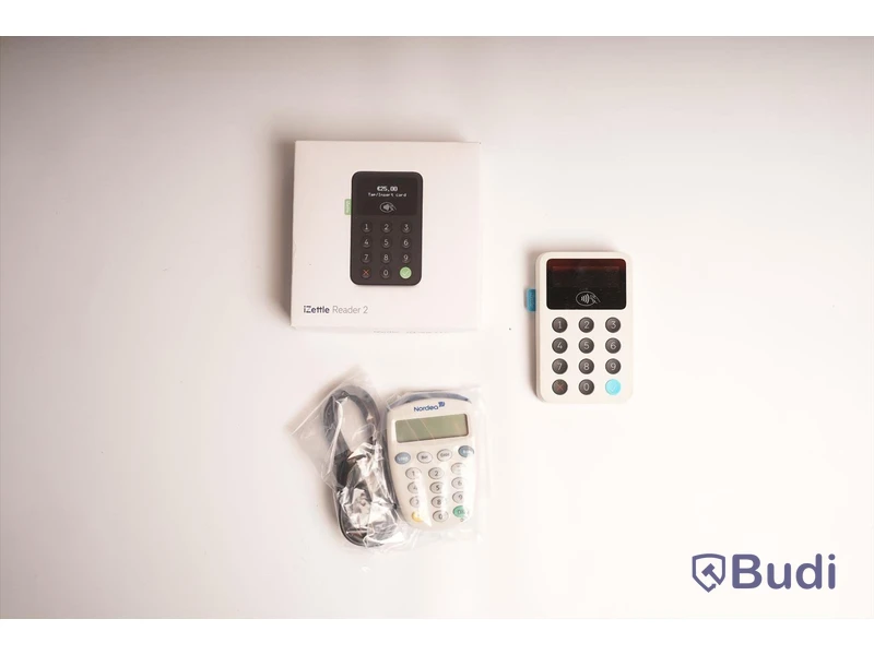 Kassasystem 3st. iZettle Reader 2, iZettle Reader, Nordea NCR1.