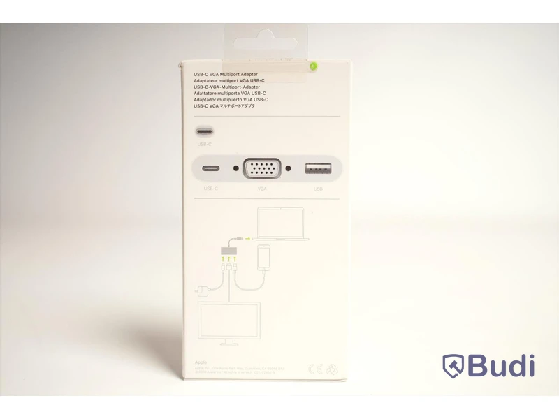 Multiport Adapter - 2 st. Apple, USB-C to VGA. Ny, Obruten förpackning.