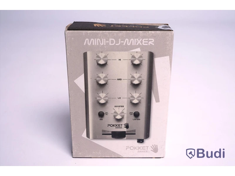 Mini-DJ-mixer - 3 st. Pokket mixer. Ny, Obruten förpackning.