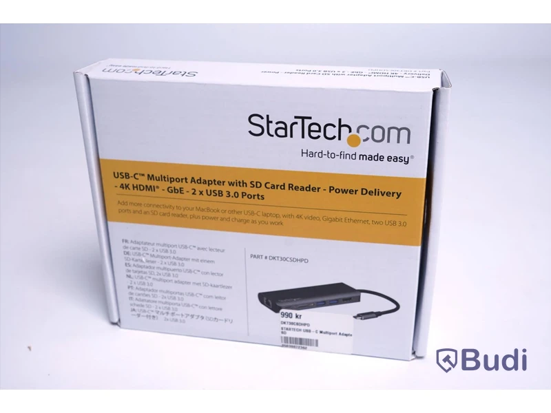 USB-C multiport adapter - StarTech. Ny, Obruten förpackning.