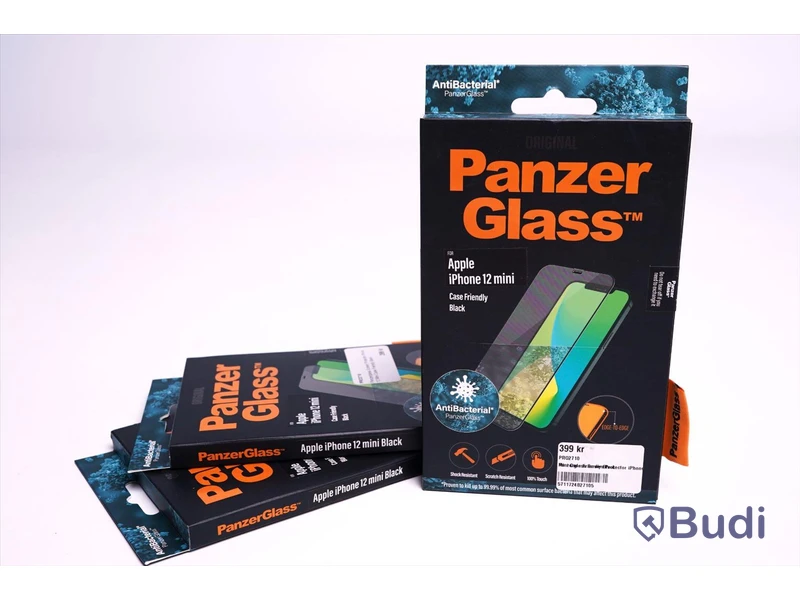 Skärmskydd - 3 st. Panzer Glass, iPhone 12 mini. Ny, Obruten förpackning.