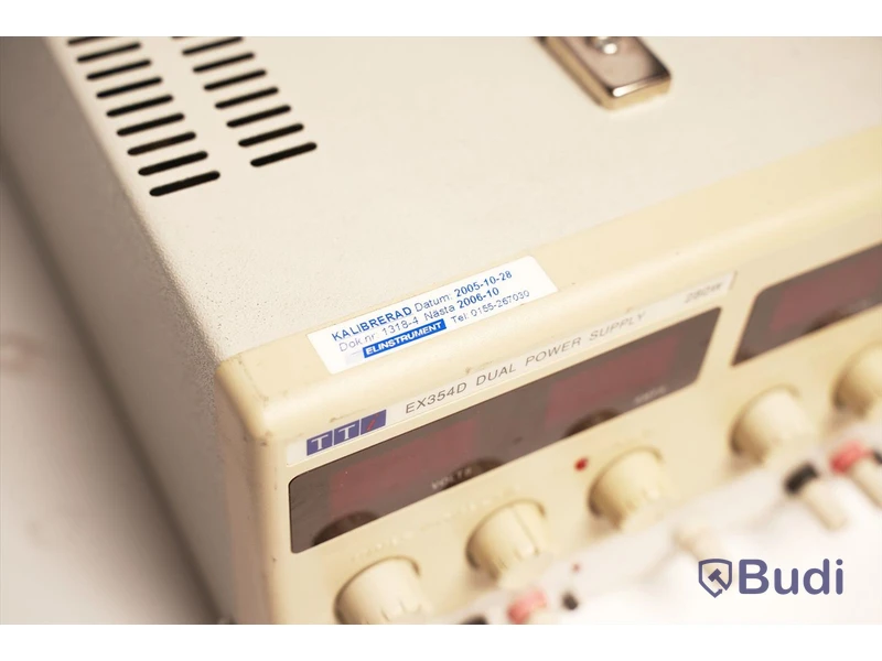 Dual power supply - TTI, 280 W, EX354D. Begagnad. Ej funktionstestad.