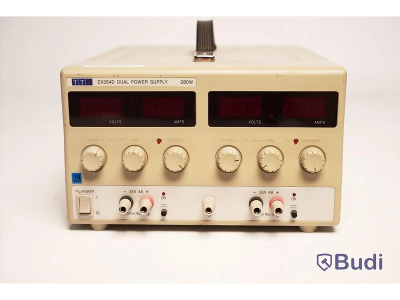 Dual power supply - TTI, 280 W, EX354D. Begagnad. Ej funktionstestad.