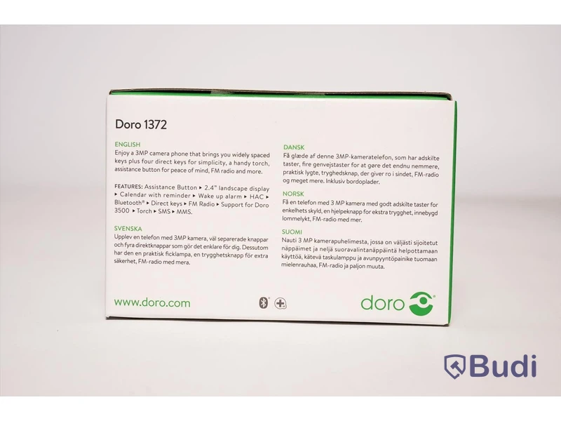 Mobiltelefon - 2 st. Doro 1372. Ny, Obruten förpackning.