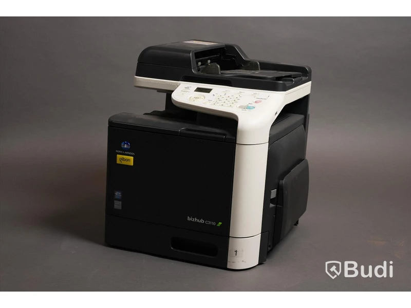 Skrivare - Konica minolta, Bizhub C3110. Trasig bricka (se bild 3). Funktionstestad.