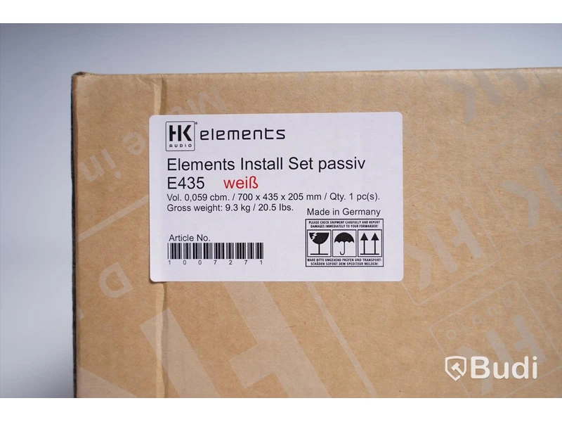 Passiva Högtalare, HK Audio Elements E435I-KITSAT passive installation set. Ny, Obruten förpackning.