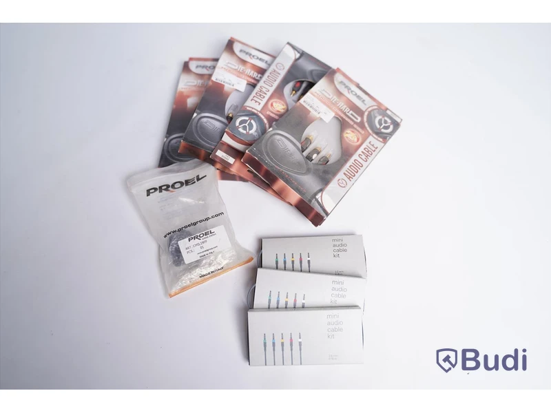 Diverse kablar, 4st Proel DH635 0,3m, 3st Teenage Engineering Mini Audio Cable Kit, Proel CMIL19FP
