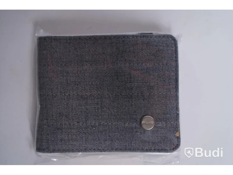 Plånbok grå 5st, Mono Die Cut Wallet. Ny, Obruten förpackning.