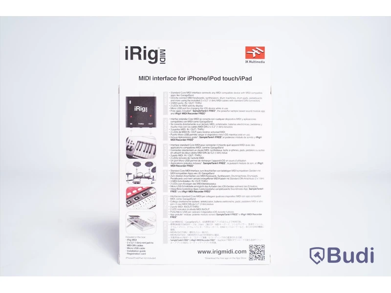 MIDI Interface, iRig MIDI. Ny, Obruten förpackning.