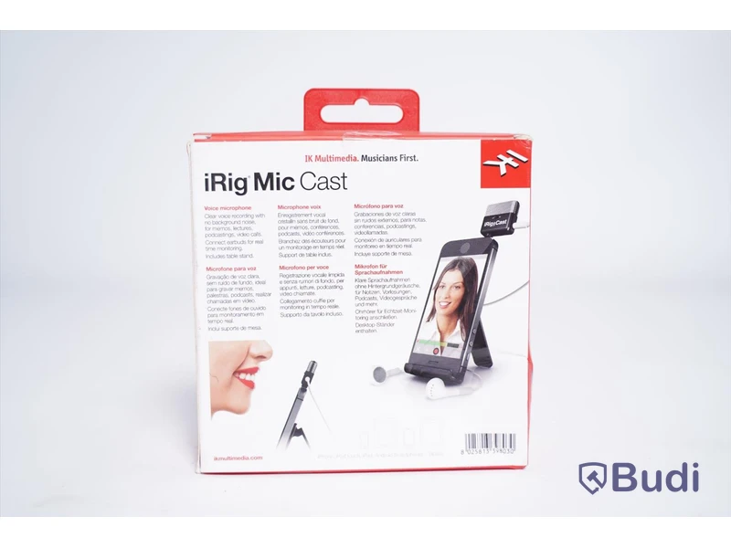 Mikrofon, iRig Mic Cast. Ny, Obruten förpackning.