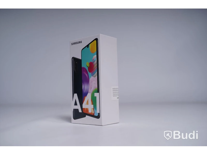 Mobiltelefon, Samsung Galaxy A41. Ny, Obruten förpackning.